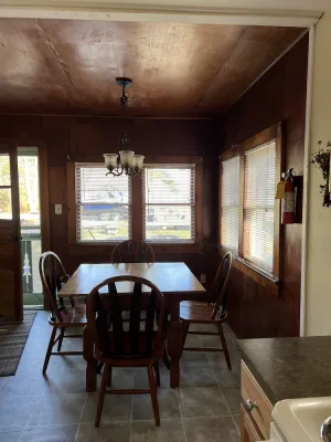 Image of Lake side cabin with dock at Griffis Road Marina