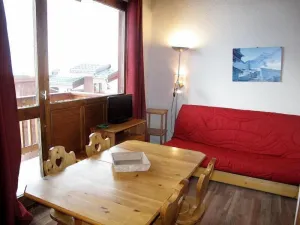 Image of Resort center, 4th floor, view ski slopes, tv, ski locker, 42m², La Plagne