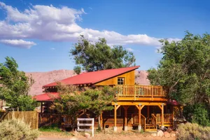 Image of Beautifully restored cottage surrounded by Vermilion Cliffs