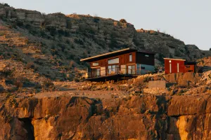 Image of Off-Grid, Modern Cliff House