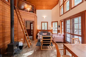 Image of Soda Mountain Cabin w\/ Jacuzzi and Wood Stove at Green Springs Inn