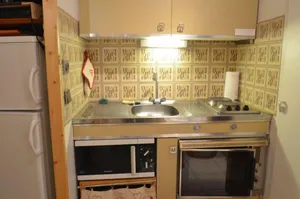 Image of 300m from resort center, 2nd floor, view mountain, tv, ski locker, 17m², Les Menuires