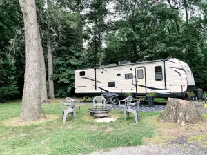 Image of Private Cozy Camper on Farm + Close to Beaches\/DE Turf