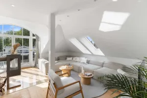 Image of Modern Penthouse: Sauna, Balcony, near Beach