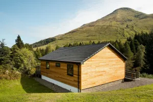 Image of Beautiful 5 star, 2 bedroom, 2 bathroom chalet with stunning views and wood burning stove