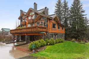 Image of Modern Townhome with stone fireplace, mountain views, deck & ski in\/out