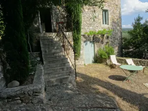Image of In an authentic listed site Mas overlooking the river Cèze