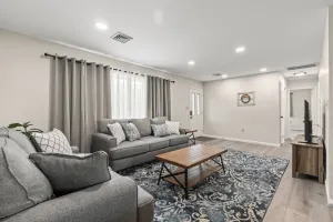 Image of Joyful 5-Bedroom Home w\/ Private Backyard