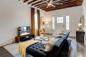 Image of Irish Channel Elegance: Exclusive 3BR, 2BA Home. Living, Kitchen, NOLA Comfort Awaits