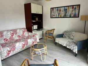 Image of Studio with balcony - 2 min beach and AquaBaule