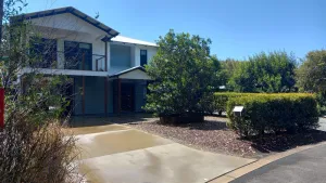 Image of Modern 2 storey family beach house with pool.