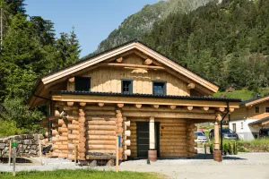 Image of Luxury chalet at the end of the Virgen Valley embedded in a dream landscape