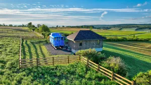 Image of The Caboose | Mtn Views | Farm Animals + Fire Pit!