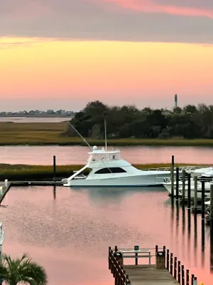 Image of BEAUTIFUL VIEWS! Southport Waterfront Condo - restful & relaxing. Book today!