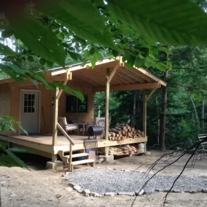 Image of Cabin Creek Hide-Away by Letchworth State Park, Waterfalls, Woods, Off Grid.