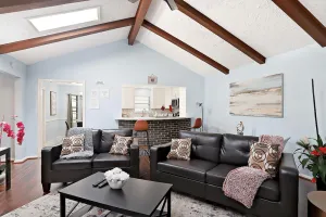 Image of Cozy Spacious Family Pets Woodsy Gazebo with game room office