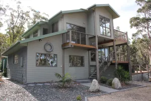 Image of BAY OF FIRES SEACRET  Beach House in private bush acreage, with ocean views