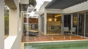Image of The Frames 'Pastiche' Luxury Retreat overlooking River Murray private Pool, Spa