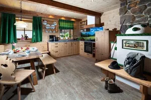 Image of Almchalet Jagd-Stub'n, 1-6 Personen, 107 qm, Dusche\/WC + Bad\/WC, Balkon+Terrasse, TV, W-LAN, Wärmekabine, 3 Schlafzimmer