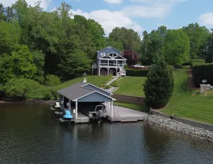 Image of High End Family-Friendly Waterfront Lake House with Dock and close to VIR