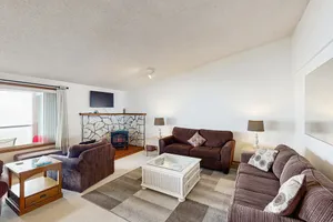 Image of Sweeping Oceanfront Views Await Tranquil Condo w\/ Balcony, Beach Access, W\/D