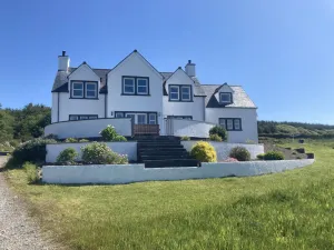 Image of Luxury Cottage in a Scottish Coastal location with view over rolling countryside