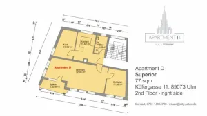 Image of Apartment D - Exclusive 3 room Apartment Cathedral View and XL Balcony