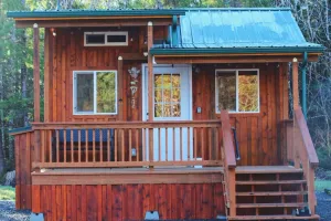 Image of Sol Duc Den- East  · Sol Duc Den-East, A tiny cabin with big adventures