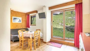 Image of Bright studio 4 ppl near the ski runs with garden