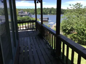 Image of Lemon Lift, house on the shores of Lake Lemon near Bloomington and Nashville IN.