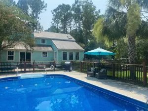 Image of Peaceful private pool home dog friendly sleeps 8. large private lot fully fenced