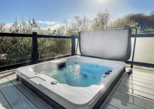 Image of A two-bedroom lodge with a stylish and contemporary feel throughout.