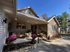 Image of DeMotte Area Upscale, Secluded Home on 3.5 Acres w Firepit, Gym & Game Room