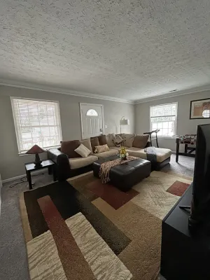 Image of Hip and cozy house with fenced yard next to TWO golf course in the Decatur GA