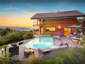 Image of Villa Flying Dragon - luxury stay for 8 in Lake Annecy, pool - OVO Network