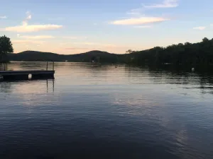 Image of Mountain lake lodge.