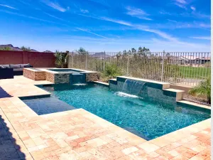 Image of Negotiable rates! Golf Course Oasis w\/ Custom Pool and Spa!