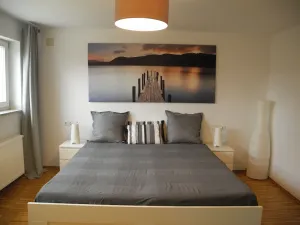 Image of Bright modern apartment in a quiet location with its own entrance and patio