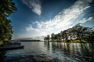 Image of Pretty Lake Bowen SC Retreat, near TIEC, Asheville, Spartanburg, Furman, Wofford