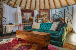 Image of Glamp in Heated Yurt in Big Bend @ Casa de Marca