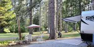 Image of Salem RV with a Lake and Creek, 15 mi to Lassen NP