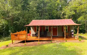 Image of Charming Fishing Cabin w\/ lake view near Stone Mountain