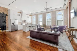 Image of Historic downtown apartment with a view