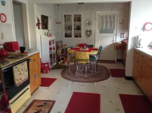 Image of twilight cottage,retro chic design