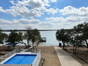 Image of Lakefront Retreat with Pool,  on site Private Boat  Ramp and  2 slip dock.