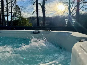 Image of New Hot Tub! Relaxing Lakefront retreat with pool!