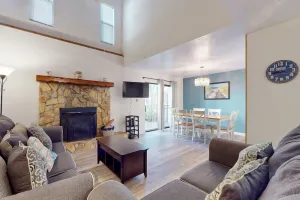 Image of Newly furnished home w\/ a private patio - just a couple blocks from the ocean