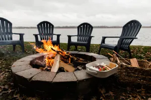 Image of SPACIOUS and Stylish Lakefront Retreat, Views, Fireworks!, Fire pit
