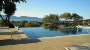 Image of New villa with a private heated pool and a panoramic ocean and mountain view