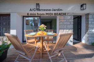 Image of 2 chambres TERRASSE, JARDIN, Picaud- Proche Plages MIDI A2B241